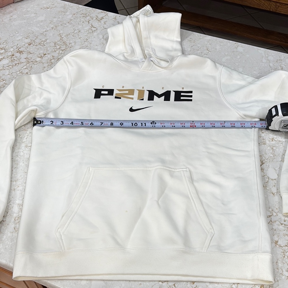 Nike White Hoodie with Prime Logo